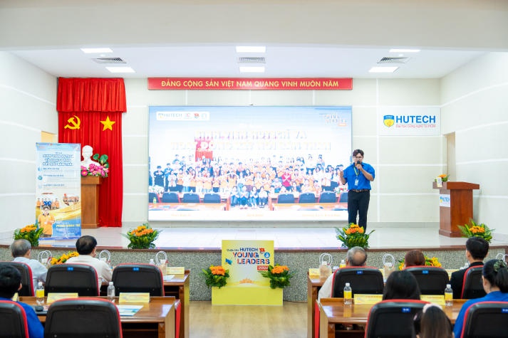 Trần Mỹ Uy - sinh viên Khoa Marketing - Kinh doanh quốc tế giành Quán quân cuộc thi HUTECH Young Leaders 2024 106