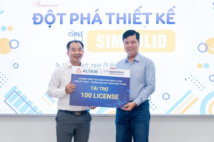 Sinh viên Viện Kỹ thuật trang bị kỹ năng mô phỏng hiện đại cùng phần mềm SimSolid 9