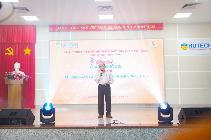 PGS.TS. Nguyễn Văn Thọ - Cố vấn Khoa Điều dưỡng - Xét nghiệm phát biểu tại chương trình