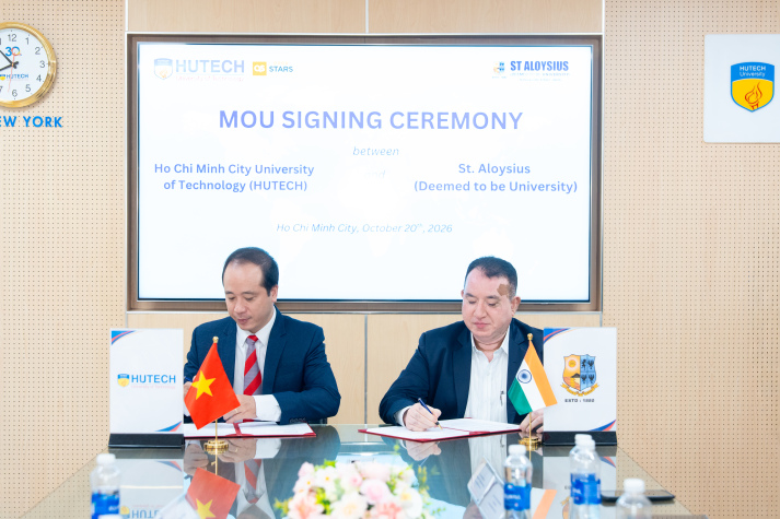 Kết nối học thuật Việt - Ấn, HUTECH và St Aloysius trao đổi hợp tác đào tạo xuyên quốc gia và trao đổi sinh viên 45