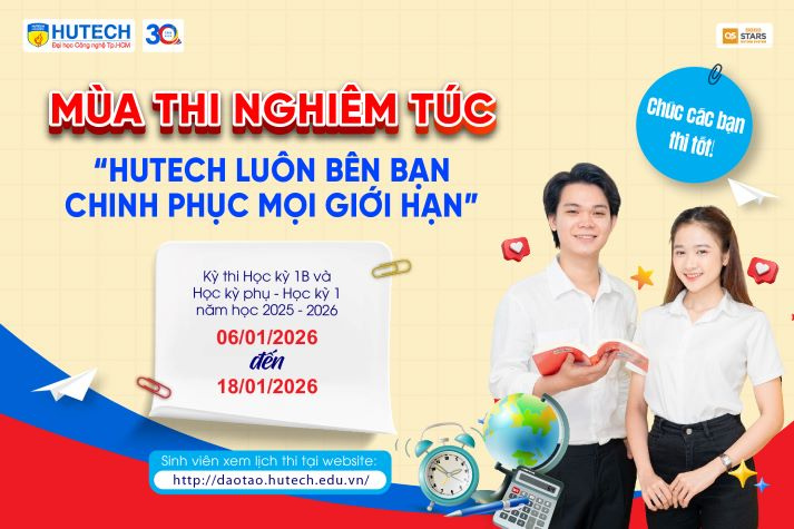 Mùa thi nghiêm túc gọi, HUTECH-ers trả lời: Sẵn sàng bứt tốc cho kỳ thi Học kỳ 1B và Học kỳ phụ - Học kỳ 1 năm học 2025-2026 13