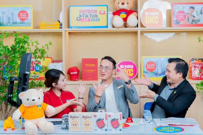 [HUTECH TIKTOK LIVE 2025] Tăng tốc đăng ký nguyện vọng, nắm bắt ưu đãi “khủng” và môi trường học tập chuẩn quốc tế 10