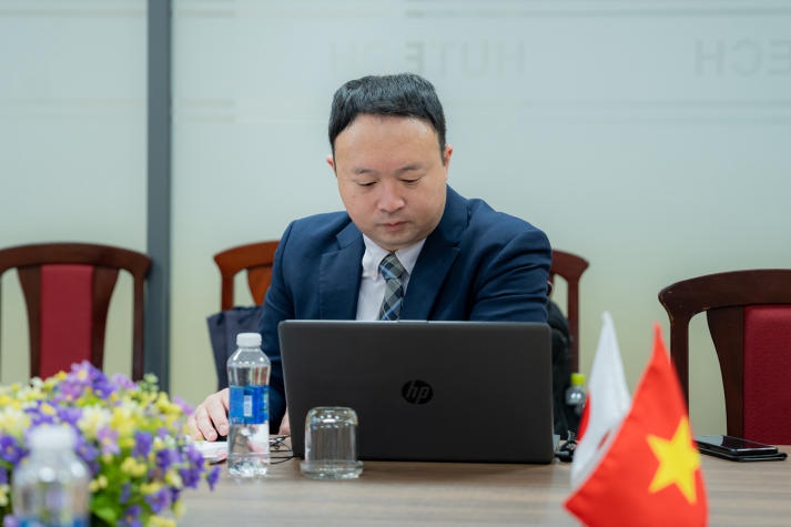Viện Công nghệ Việt  - Nhật HUTECH làm việc với Công ty Matsuya Foods và Học viện Ngôn ngữ Meros 14