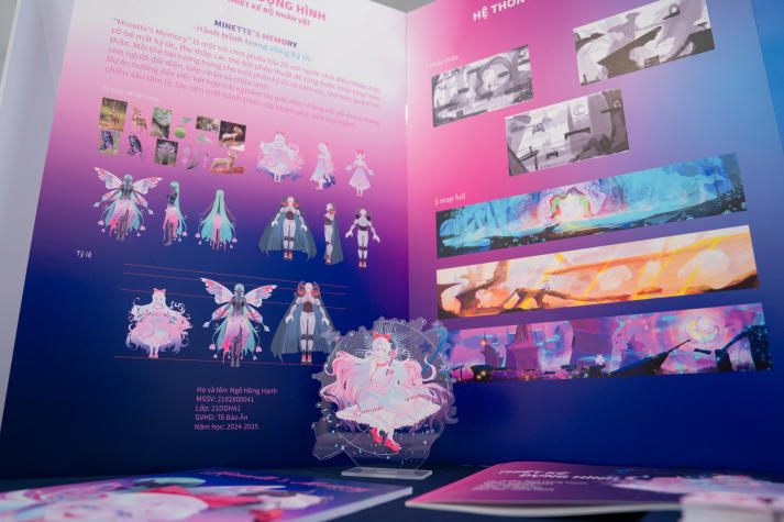Bứt phá sáng tạo tại buổi trưng bày sản phẩm “Thiết kế dựng hình” của sinh viên Thiết kế đồ họa 58