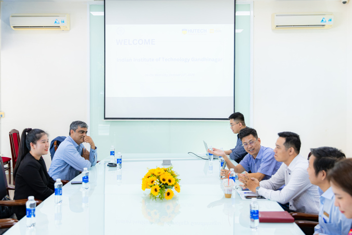 HUTECH thúc đẩy hợp tác đào tạo và nghiên cứu cùng Indian Institute of Technology Gandhinagar (Ấn Độ) 6