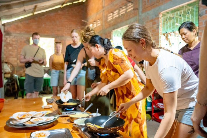 [Video] Exciting Mekong Delta adventure with students from Denmark, Germany, the Netherlands, and HUTECH 45