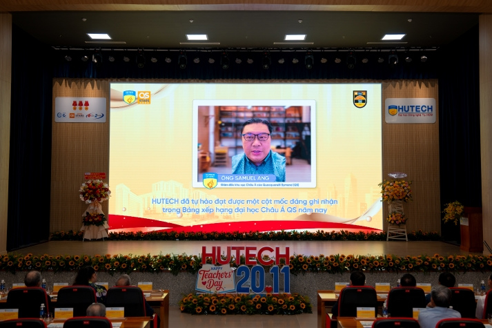 [Video] HUTECH long trọng công bố xếp hạng QS Ranking trong dịp Tri ân Nhà giáo 20/11 36