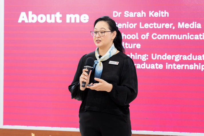 HUTECH-ers explore the potential of AI in media with expert from Macquarie University 34
