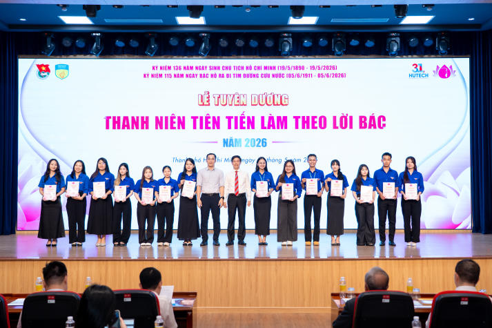 HUTECH vinh danh 269 Thanh niên tiên tiến, lan tỏa tinh thần học tập và làm theo gương Bác năm 2026 34