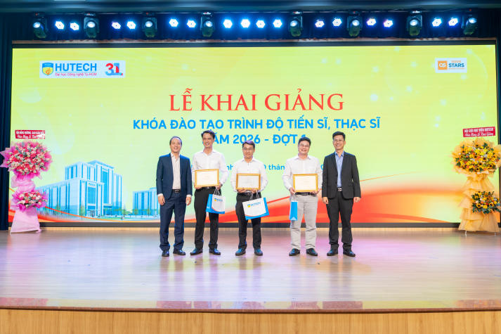 [Video] HUTECH khai giảng chương trình Tiến sĩ, Thạc sĩ đợt 1 năm 2026: Nâng tầm tri thức, kiến tạo tương lai 33