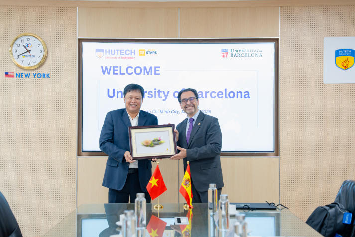 HUTECH kết nối University of Barcelona (Tây Ban Nha), mở rộng mạng lưới hợp tác giáo dục châu Âu 88