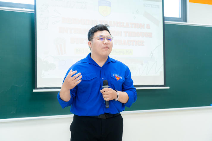 Sinh viên Khoa Tiếng Anh nâng cao kỹ năng biên - phiên dịch trong kỷ nguyên số 30