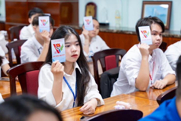 Căng tràn nhiệt huyết tại Đại hội Đại biểu Đoàn TNCS Hồ Chí Minh lần thứ IV của Viện Đào tạo Quốc tế HUTECH 49