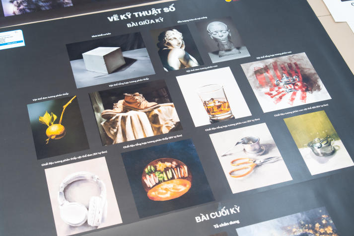 Gần 150 tác phẩm của sinh viên Thiết kế đồ họa mở ra góc nhìn mới về hội họa số 32