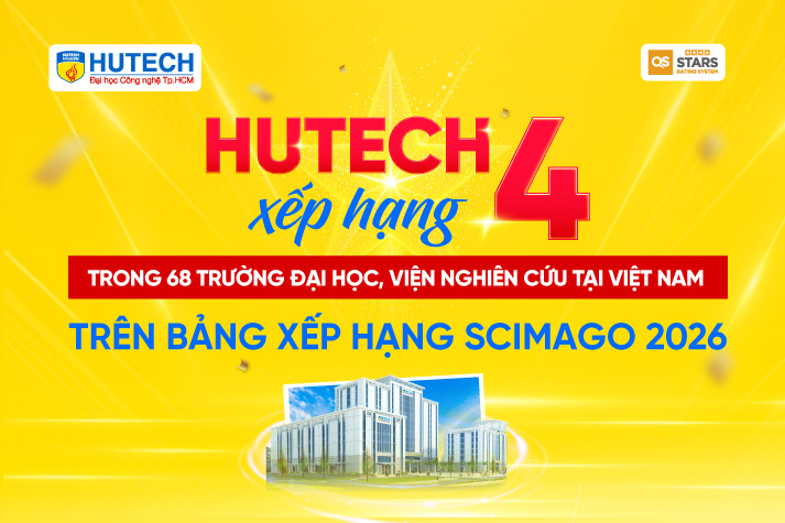 HUTECH xếp hạng 04 trong 68 trường Đại học, Viện nghiên cứu tại Việt Nam trên Bảng xếp hạng SCImago 2026 7