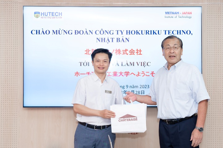 Viện Công nghệ Việt - Nhật HUTECH tiếp đón và làm việc cùng Công ty Hokuriku Techno (Nhật Bản) 12