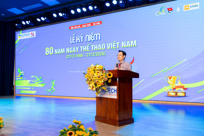 HUTECH tiếp lửa tinh thần thể thao nhân kỷ niệm 80 năm Ngày Thể thao Việt Nam 100
