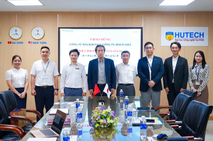 Viện Công nghệ Việt - Nhật tiếp đón và làm việc cùng Công ty Jesco Asia và Toa Kogyo (Nhật Bản) 15