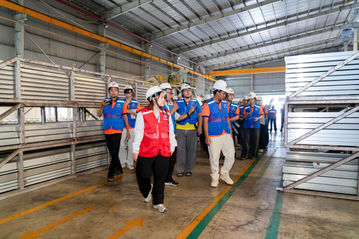 Sinh viên Kiến trúc khám phá bài toán tổ chức không gian sản xuất tại Nhà máy Nhôm Nam Sung 74