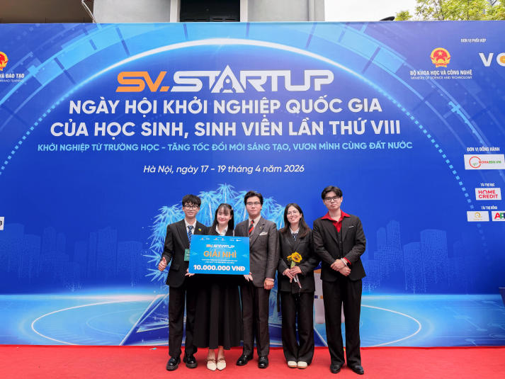 Sinh viên HUTECH giành giải Nhì SV Startup 2026 với dự án dược liệu giàu tiềm năng 20