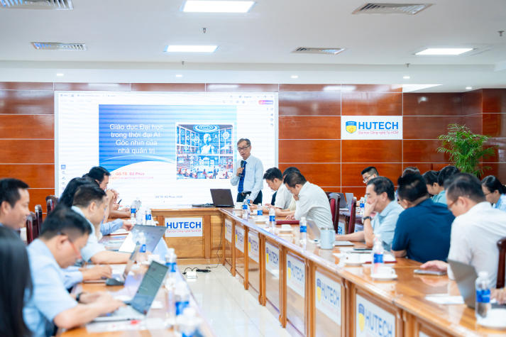 Nhà quản trị HUTECH mở rộng tầm nhìn chiến lược, bàn về giáo dục đại học trong kỷ nguyên AI 109