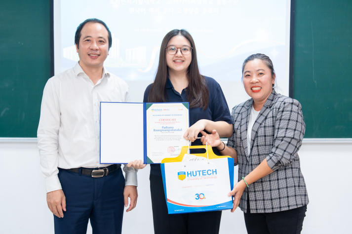 HUTECH and Korea Cyber University conclude educational exchange program 138