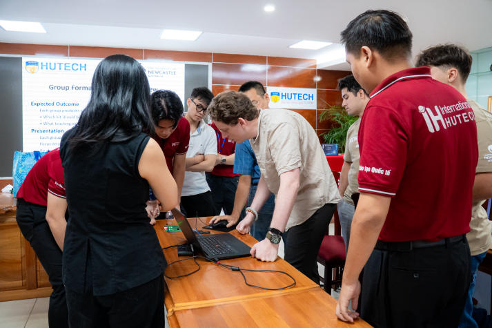 HUTECH and University of Newcastle students connect through Nucleo experiences and technical exchange 75
