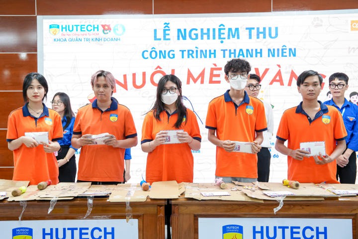 Khoa Quản trị kinh doanh nghiệm thu công trình thanh niên “Nuôi mèo vàng” chuẩn bị cho loạt hoạt động ý nghĩa 62