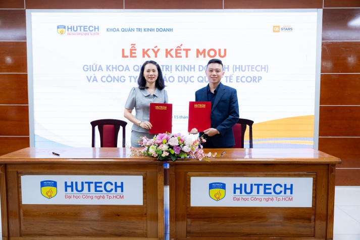 HUTECH ký kết MOU với 04 doanh nghiệp, mở ra cơ hội học tập và trải nghiệm thực tế hữu ích cho sinh viên Quản trị kinh doanh 122