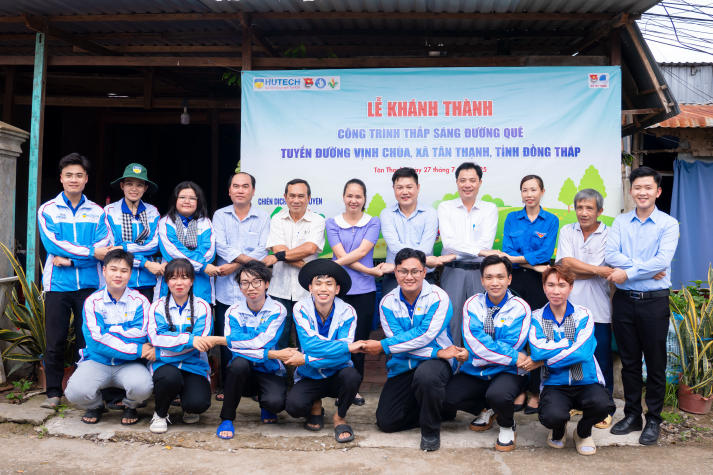 Mùa hè xanh HUTECH 2025 mặt trận Đồng Tháp: Hành trình trưởng thành, gắn kết và lan tỏa yêu thương 35