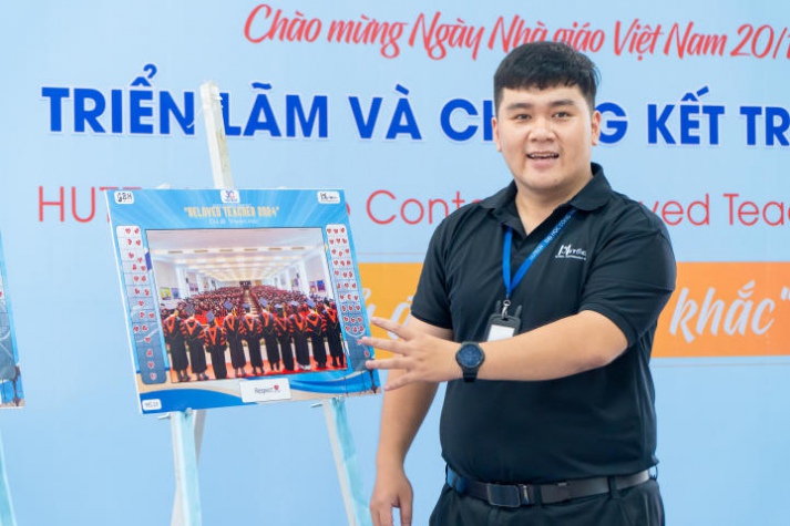 Lê Hoàng Nam - Cựu sinh viên Khoa Truyền thông & Thiết kế lên ngôi Quán quân HUTECH Photo Contest “Beloved Teacher 2024” 96