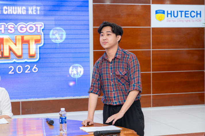 Ban Tổ chức HUTECH's Got Talent 2026 gặp mặt Top 17 thí sinh vòng Chung kết 32