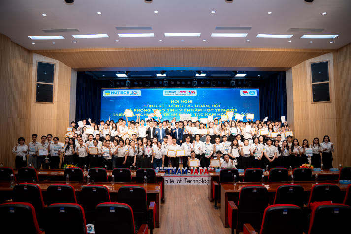Hội nghị tổng kết phong trào sinh viên VJIT năm học 2024-2025: Dấu ấn một năm nhiều thành tựu 8