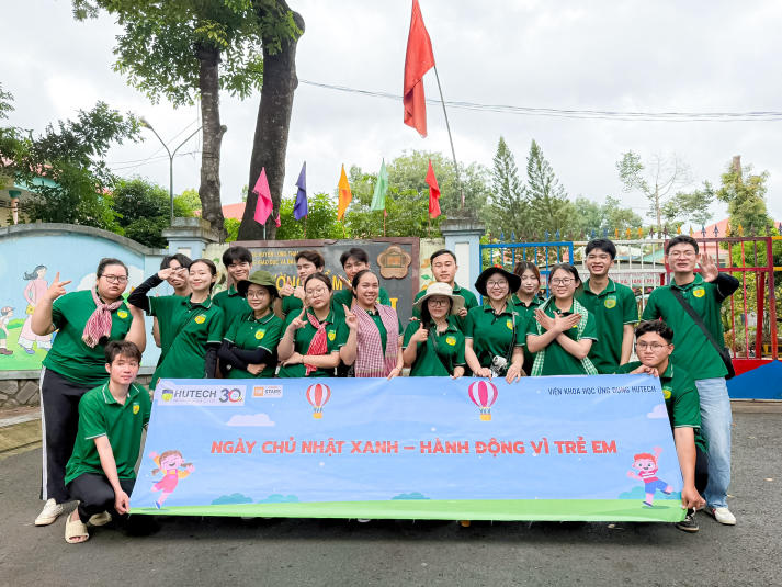 Sinh viên Viện Khoa học Ứng dụng chung tay tạo dựng không gian học tập xanh tại “Ngày Chủ nhật xanh” lần thứ 158 9