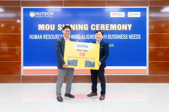 HUTECH nhận tài trợ thiết bị từ Willas Electronic và Gowin Semiconductor, nâng cao chất lượng đào tạo kỹ sư tương lai 32