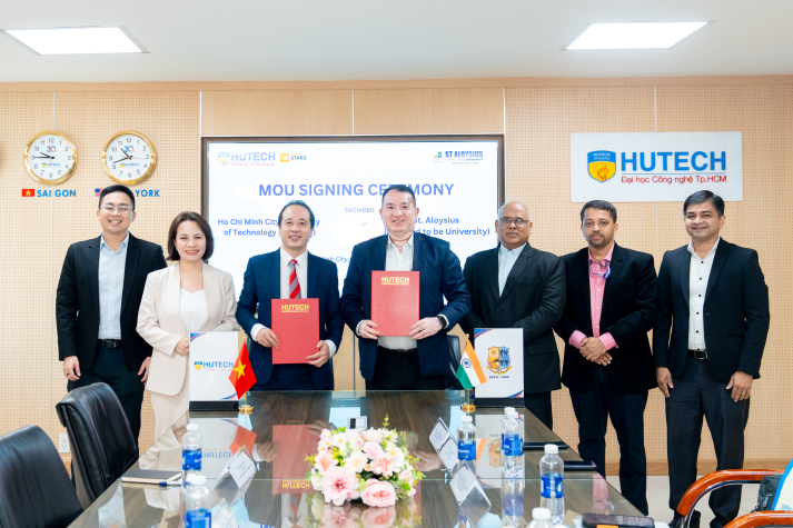 Kết nối học thuật Việt - Ấn, HUTECH và St Aloysius trao đổi hợp tác đào tạo xuyên quốc gia và trao đổi sinh viên 8