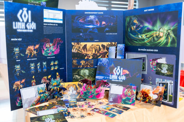 Sinh viên Thiết kế đồ họa xây dựng “vũ trụ game mini” qua loạt đồ án tại triển lãm Thiết kế dựng hình 83
