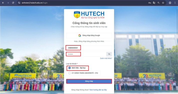 Hướng dẫn 3 bước thực hiện giấy xác nhận sinh viên trực tuyến 59