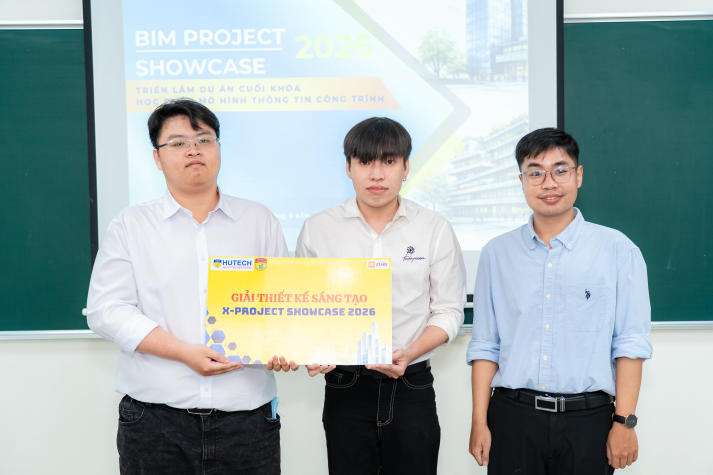 Chạm ngõ nghề nghiệp từ đồ án số: Dấu ấn sinh viên Khoa Xây dựng tại BIM Project Showcase 2026 152