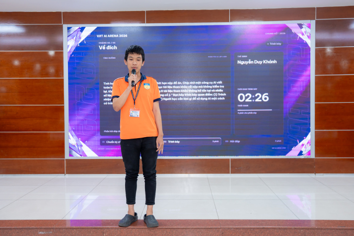 VJIT AI Arena 2026 thử thách bản lĩnh làm chủ trí tuệ nhân tạo của sinh viên 63