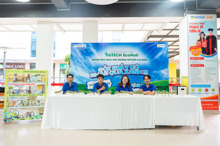 Sinh viên HUTECH lan tỏa lối sống xanh, hưởng ứng Ngày Môi trường Thế giới 5/6 8