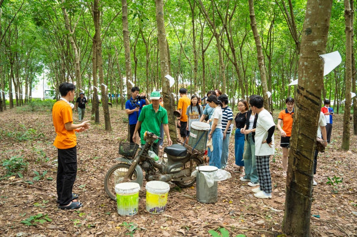 Sinh viên Khoa Nhật Bản học HUTECH và ĐH Hosei thích thú khám phá văn hóa nông thôn Việt Nam 22