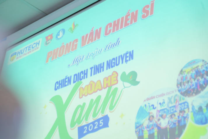 Hoàn tất phỏng vấn tuyển quân Mùa hè xanh HUTECH 2025, sẵn sàng cho ngày ra quân 10