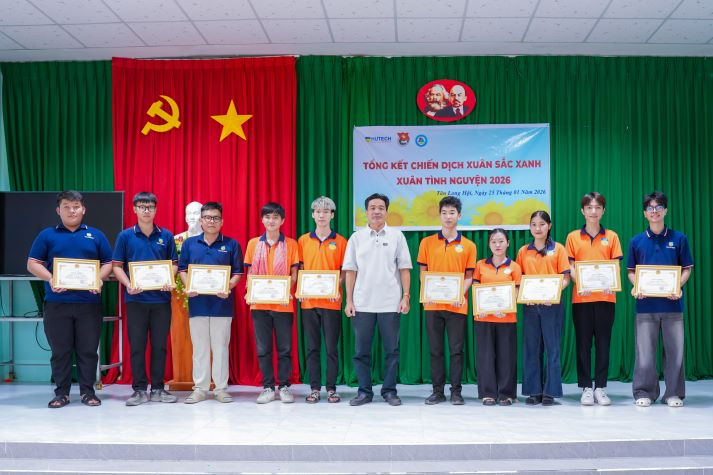 Xuân sắc xanh 2026: Sinh viên HUTECH mang Tết yêu thương đến với người dân Vĩnh Long 132