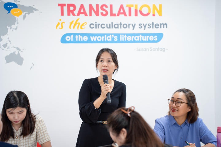 Sinh viên Khoa Hàn Quốc học thích thú “Đối mặt với AI - Tương lai của nghề biên phiên dịch” 36