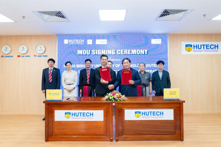 HUTECH ký kết MOU cùng tổ chức công nghệ hàng đầu Hàn Quốc, mở rộng cơ hội nghề nghiệp quốc tế cho sinh viên 101