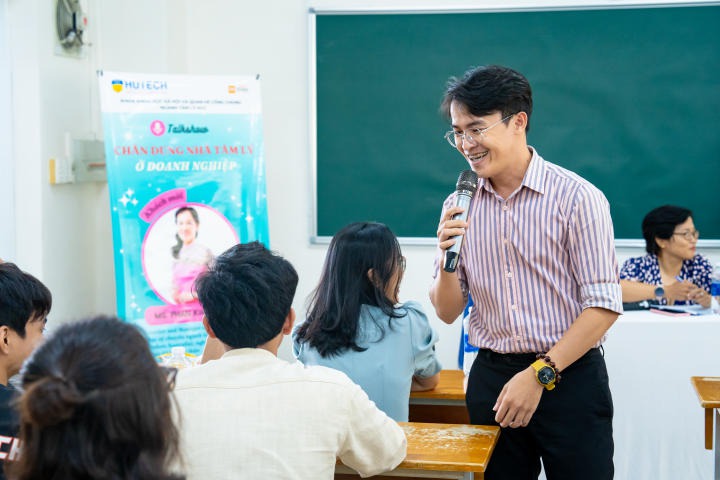Sinh viên Tâm lý học HUTECH tìm hiểu chân dung nhà tâm lý ở doanh nghiệp cùng chuyên gia 78