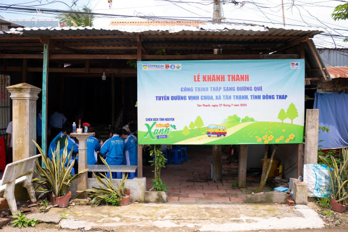 Mùa hè xanh HUTECH 2025 mặt trận Đồng Tháp: Hành trình trưởng thành, gắn kết và lan tỏa yêu thương 40
