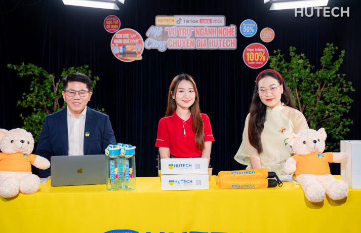 [HUTECH TIKTOK LIVE 2026] Chọn ngành thông minh, sẵn sàng cho hành trình đại học trong kỷ nguyên số 10