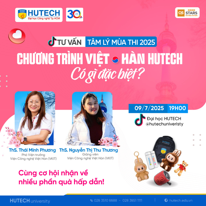 [HUTECH TIKTOK LIVE 2025] Khám phá cơ hội chinh phục doanh nghiệp Hàn Quốc cùng Viện Công nghệ Việt - Hàn 10